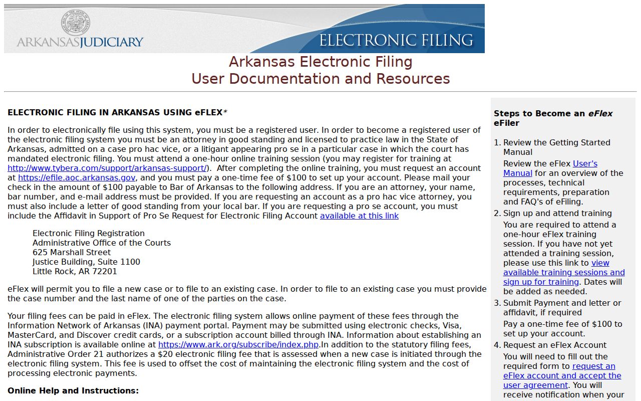 Montgomery County court records Arkansas eFlex resources